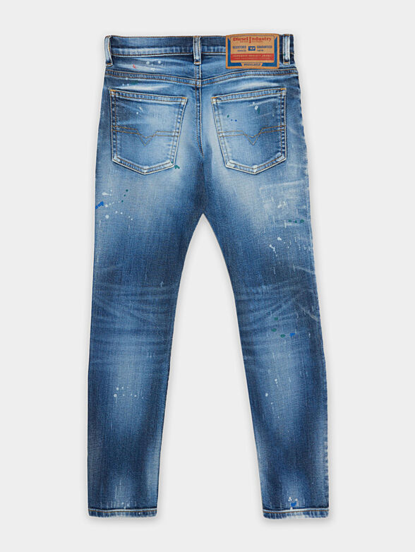 1995-J blue jeans with washed effect - 2