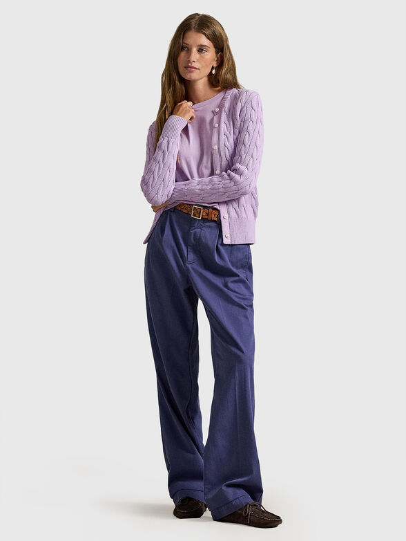 Knitted cotton cardigan - 2