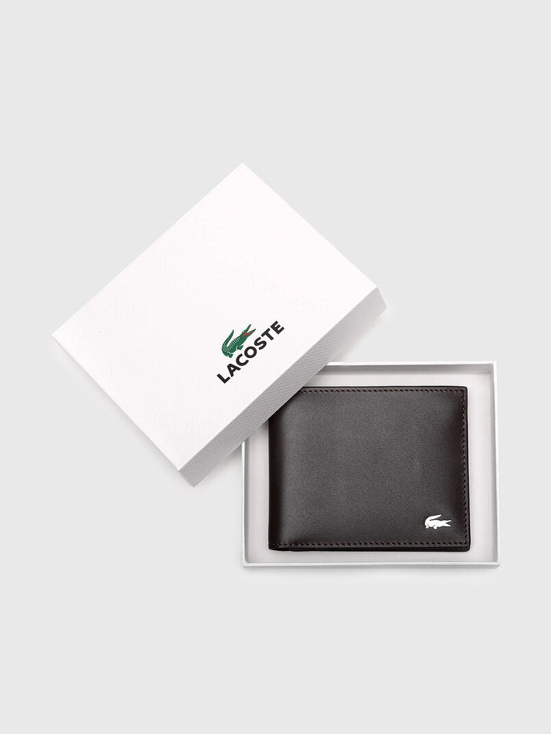 Black leather wallet - 3