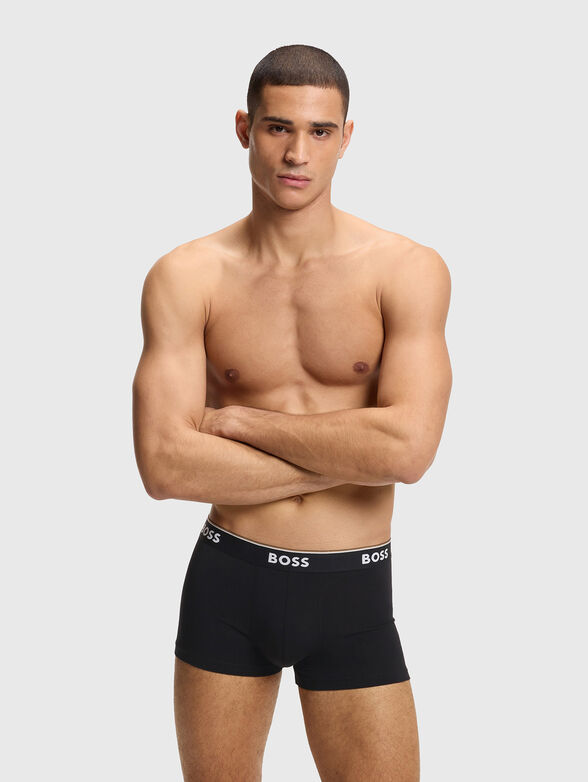 Set of three pairs of boxer shorts with a logo - 2