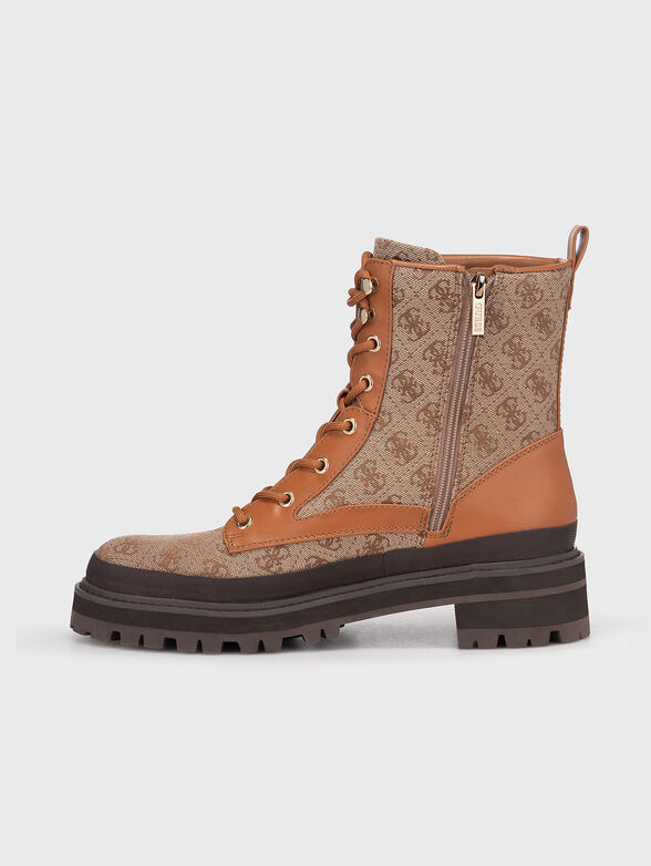 BADA boots with monogram print  - 4