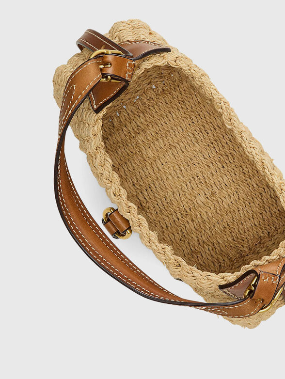 Raffia small shoulder bag - 6
