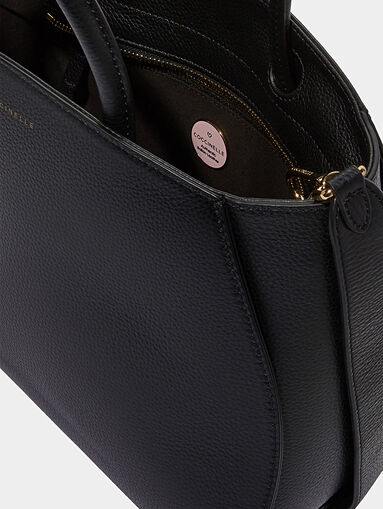 CONCRETE Black leather bag - 3