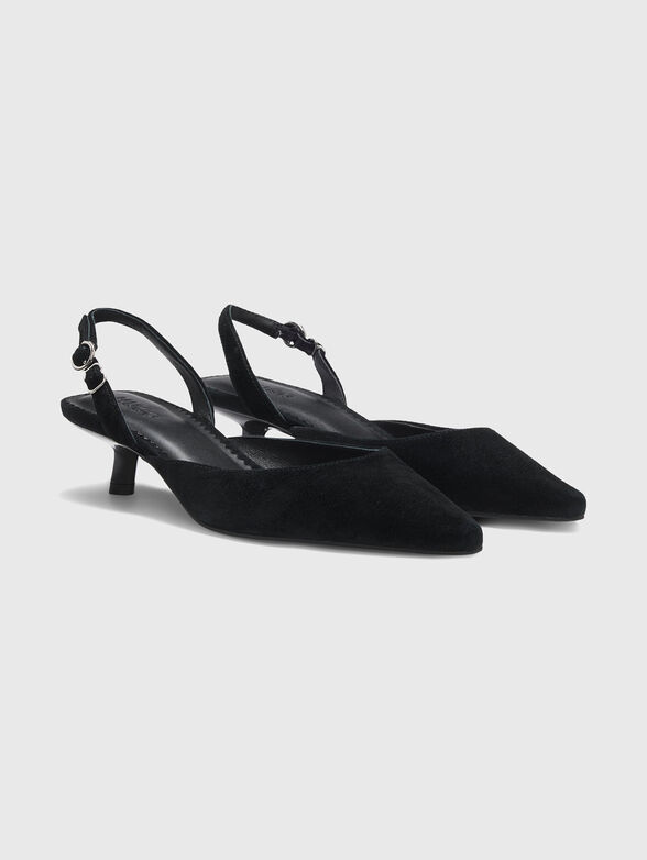 Black leather shoes - 2