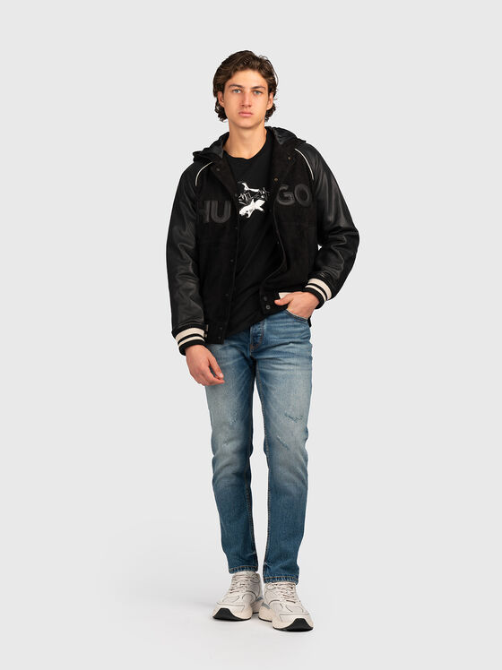 Round neck cotton T-shirt - 2