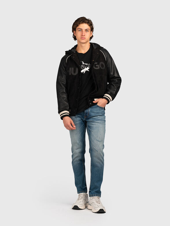 Round neck cotton T-shirt - 2