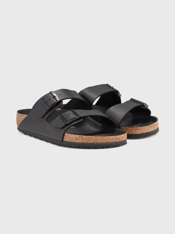 ARIZONA slippers with buckles and logo - 2