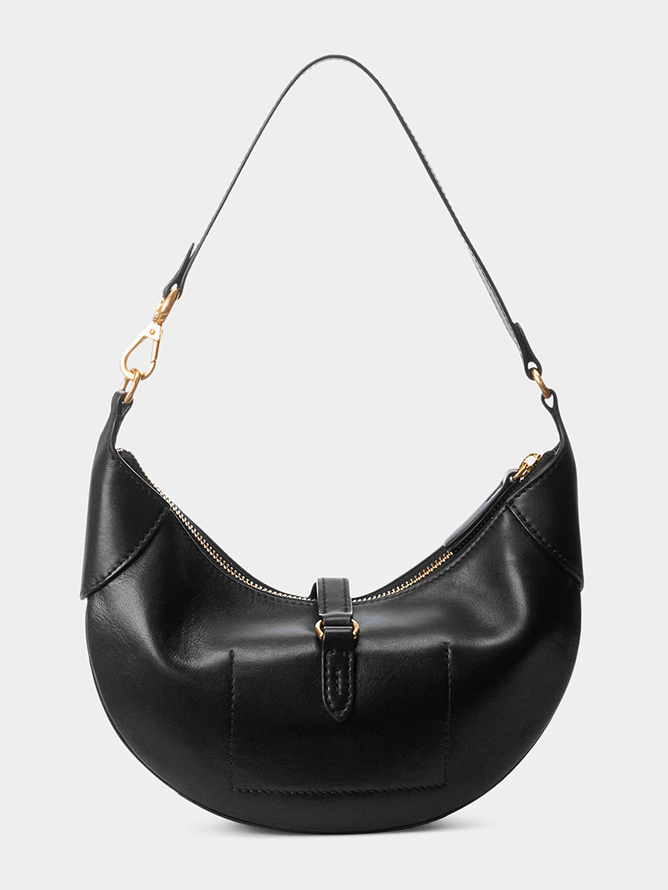 Small leather black bag brand POLO RALPH LAUREN