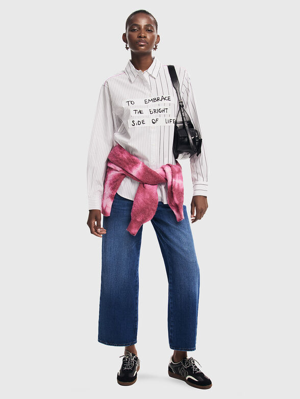 YOKOHAMA shirt with accent print - 2
