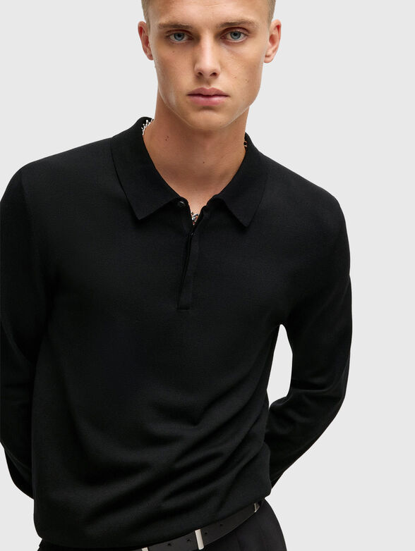 Sweater with collar - 4