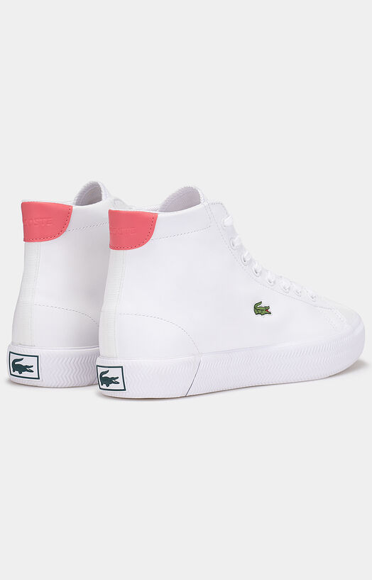 GRIPSHOT MID High sneakers with pink accent brand LACOSTE