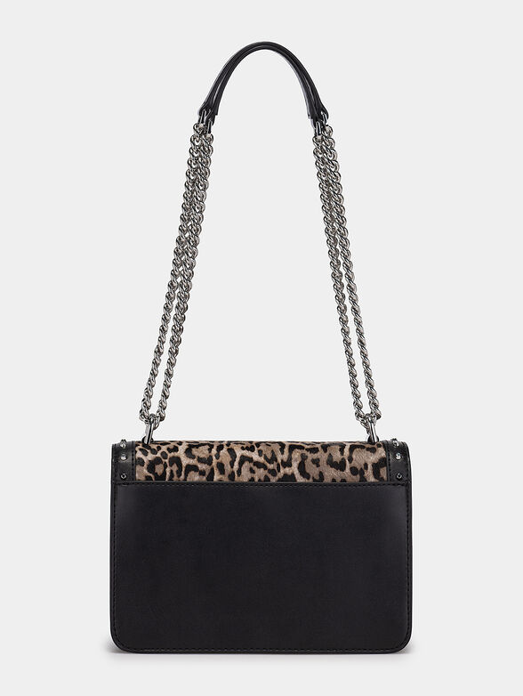 Crossbody bag with accent from animal motif - 3