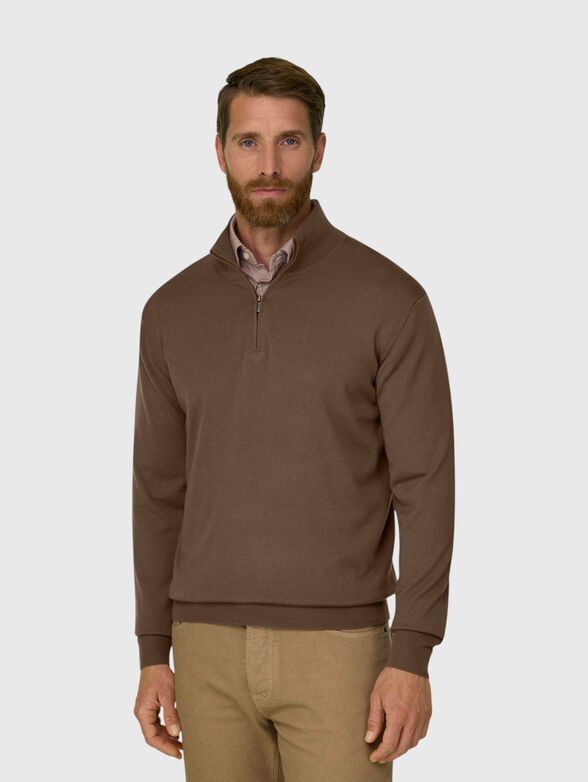 Brown sweater - 1