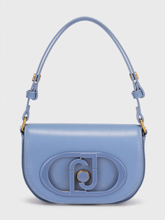 Синя кросбоди чанта с лого  - 1