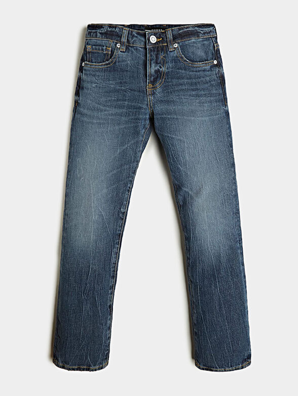 Slim jeans in blue color - 1