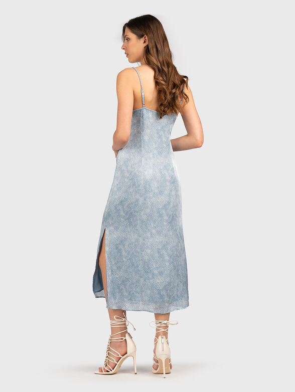 Midi blue dress - 2