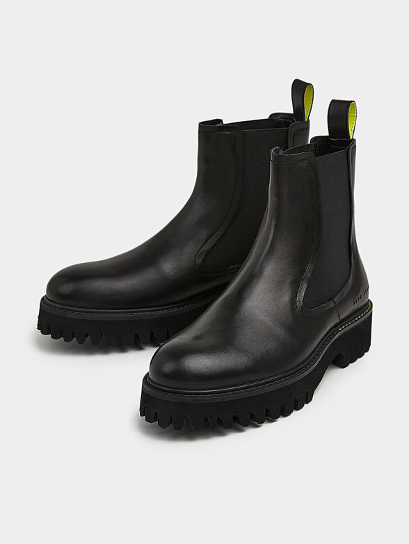 TRUCKER CHELSEA leather ankle boots - 2