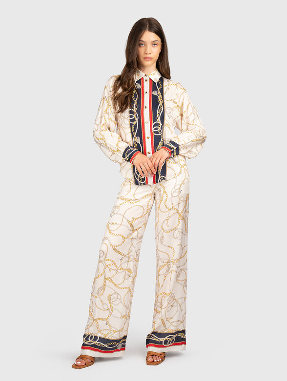 Viscose blend trousers - 3