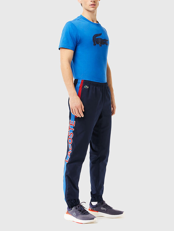 Sweatpants with contrast logo print - 3