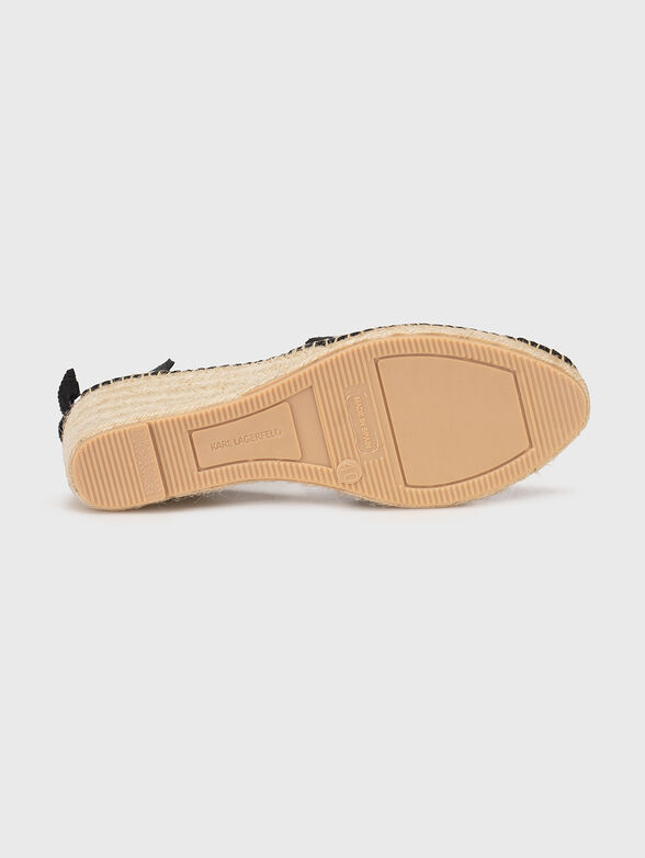 KAMINI black platform espadrilles - 5
