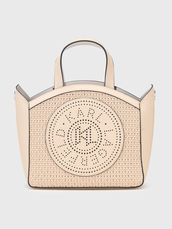 Small leather bag with perforations - 1