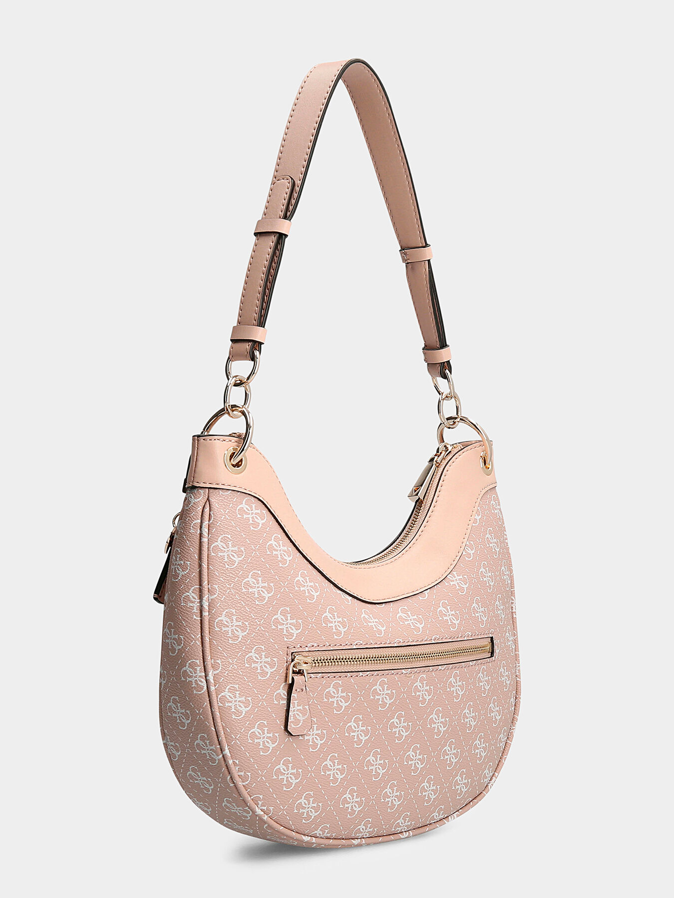 [NICEGHOSTCLUB]3STAR LOGO HOBO BAG_PINK(NG2DMUAB45A)です。 3STAR LOGO HOBO BAG_PINK(NG2DMUAB45A) - 감도 깊은 취향