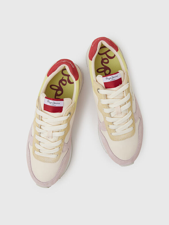 RUSPER SWEET sports shoes with suede inserts - 6