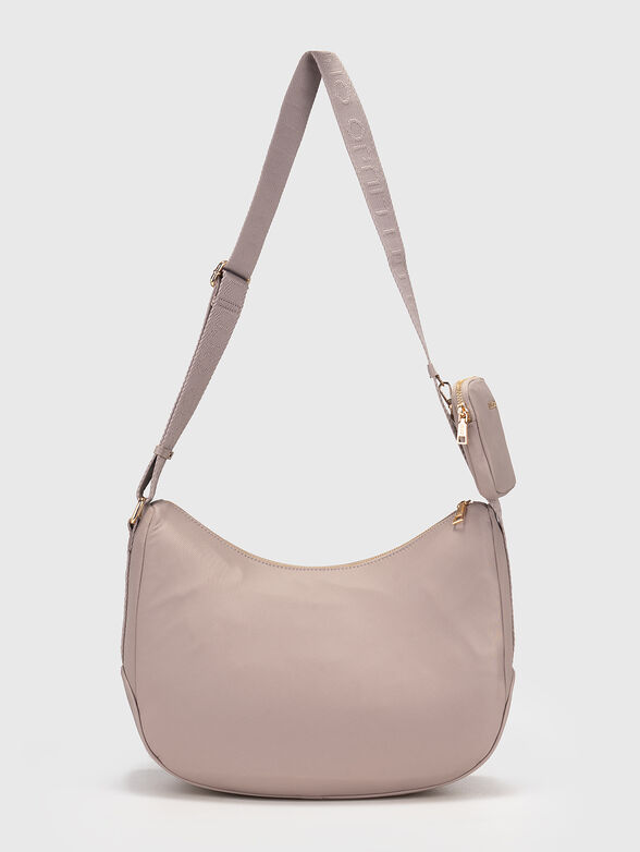 Hobo bag with golden details ana logo - 2