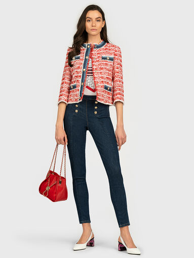 High-waisted skinny jeans - 5