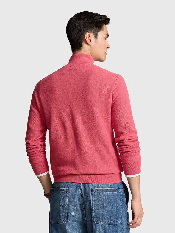 Sweater with contrasting logo - 3