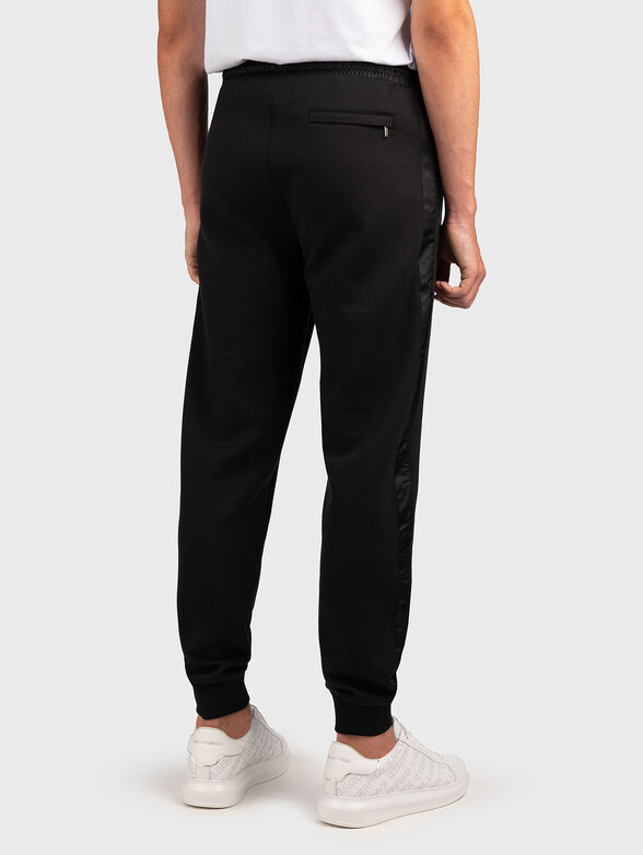Sports trousers with contrast stripe - 1