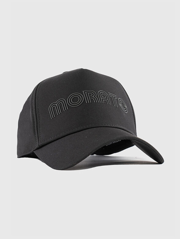 Logo-print black cap  - 1