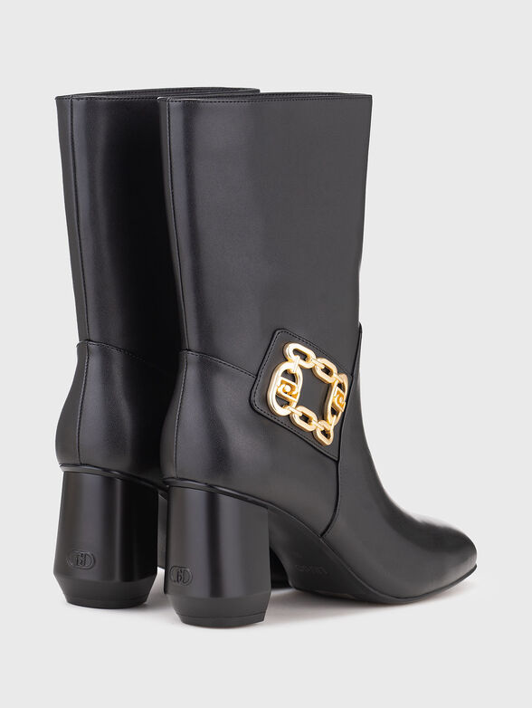 SAMY 05 nappa leather heeled ankle boots - 3