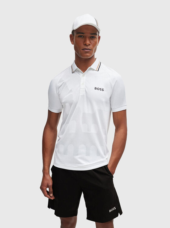 PATTEO polo shirt with logo accent - 1