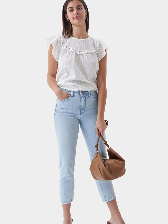 Cotton top with art details - 2