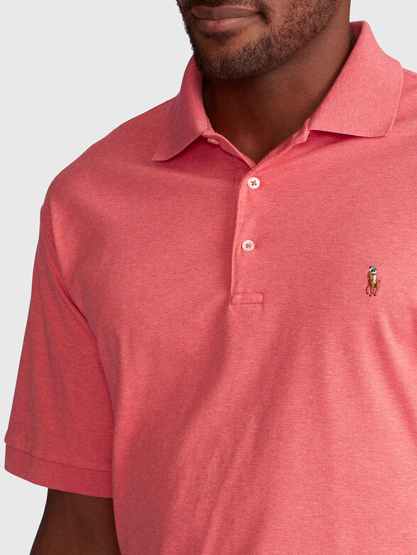  Coral Polo shirt with Pony logo embroidery - 4