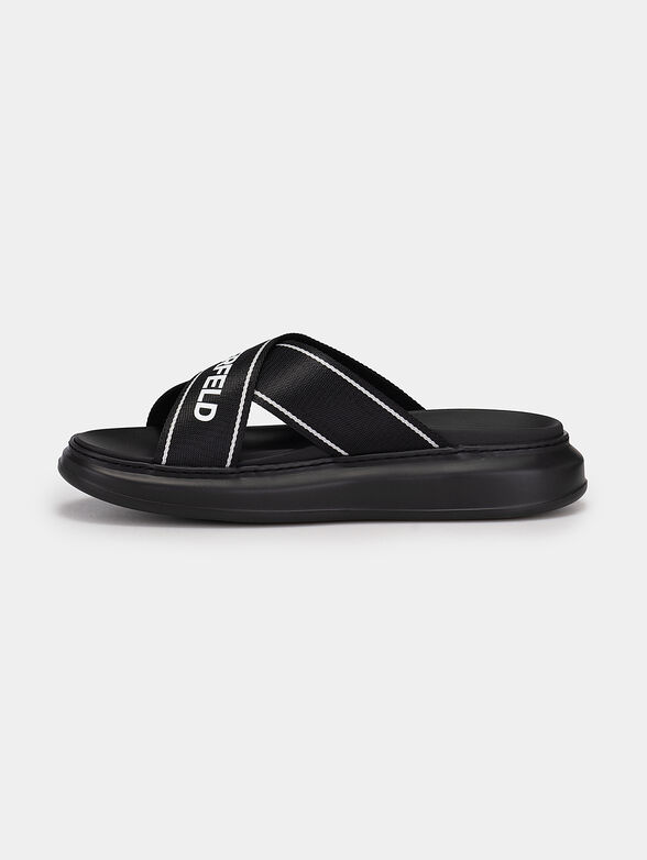 KAPRI MENS beach shoes with logo accent - 4