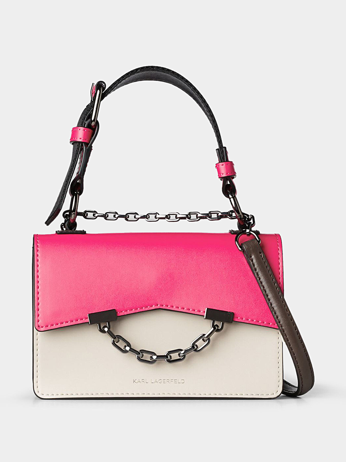 K Karl Seven Bag Mini in pink color brand Karl Lagerfeld Globalbrandsstore en