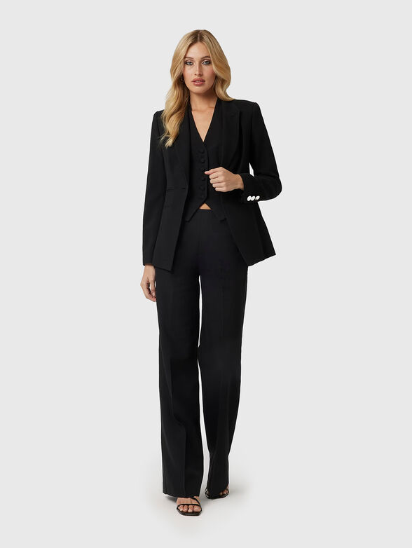 DANIELLE single-breasted cotton blazer - 2