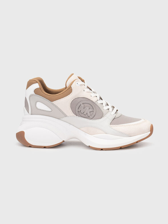 ZUMA leather sports shoes with logo - 1