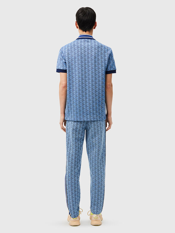 Sports trousers with monogram print - 2