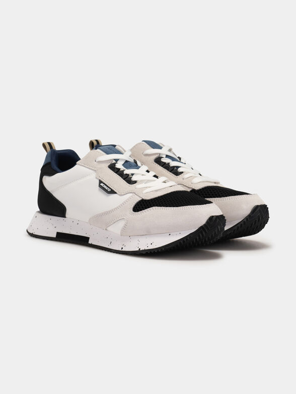 Sneakers with laces and multicolor accents - 2
