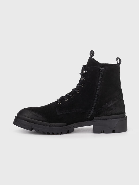 Black suede boots  - 3