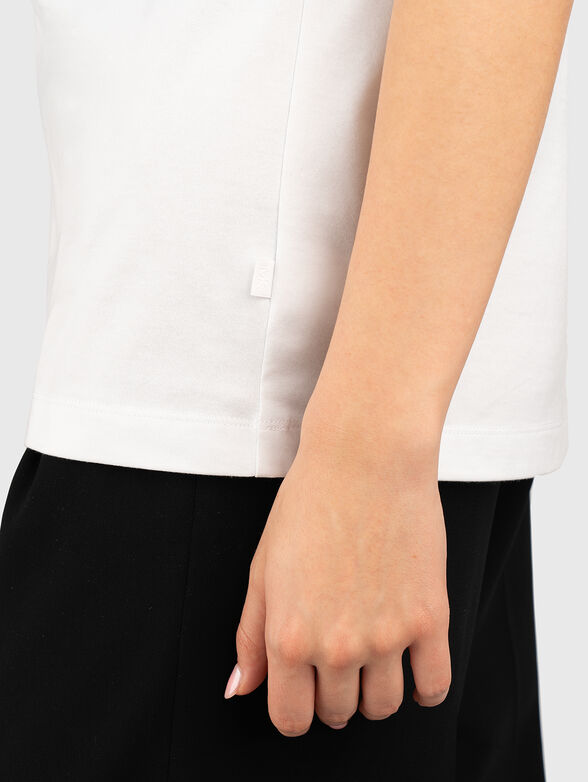 Cotton T-shirt with logo - 4