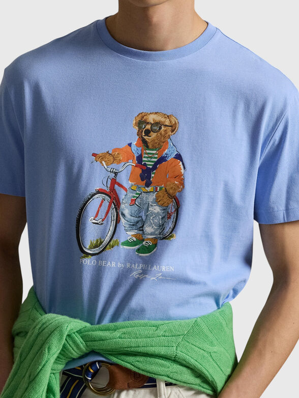 POLO BEAR T-shirt in blue  - 3