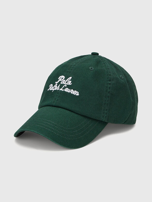 Green cap with contrasting logo - 1
