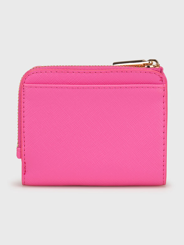 Purse with logo accent in fucsia color - 2