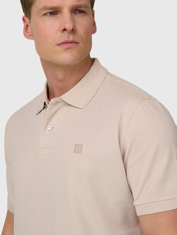 Short-sleeved cotton polo shirt - 4