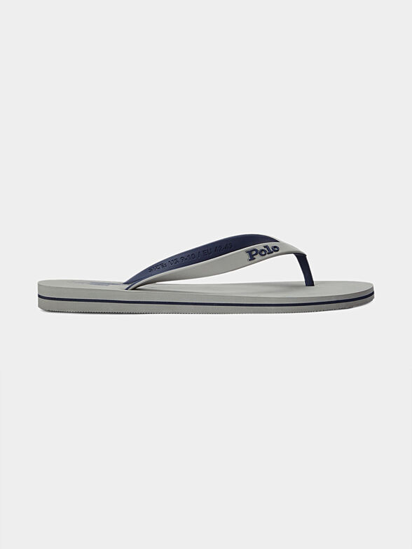 Grey flip-flops - 1