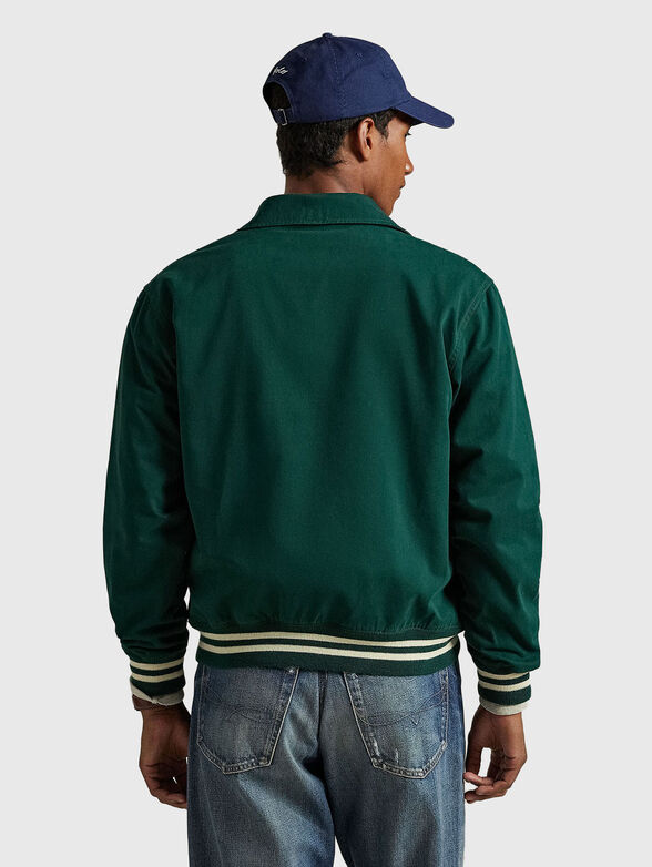 Bomber jacket with logo patch - 3